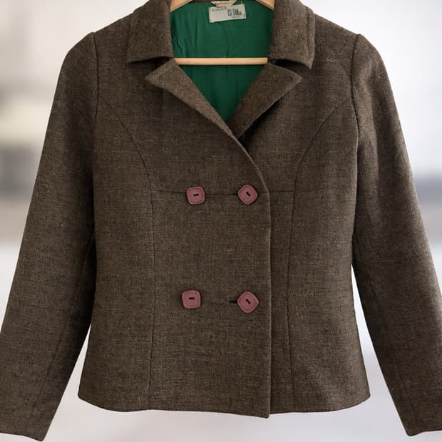 ISETAN 빈티지 크롭 자켓