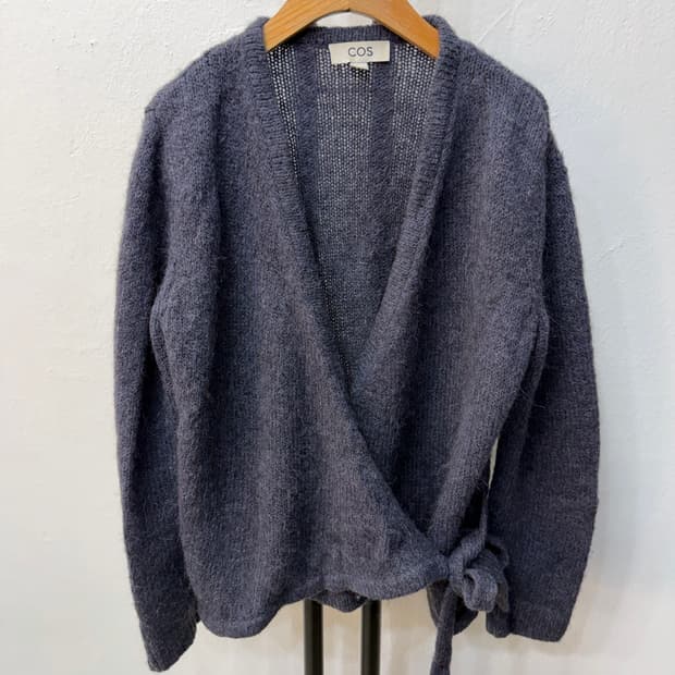 정품) COS 코스 여성 그레이 가디건 S