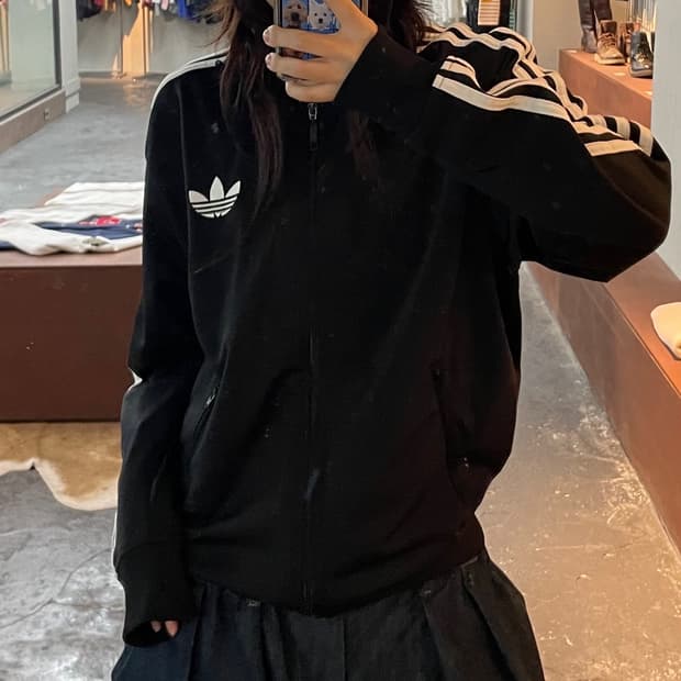 아디다스 블랙 파이어버드 져지 H128