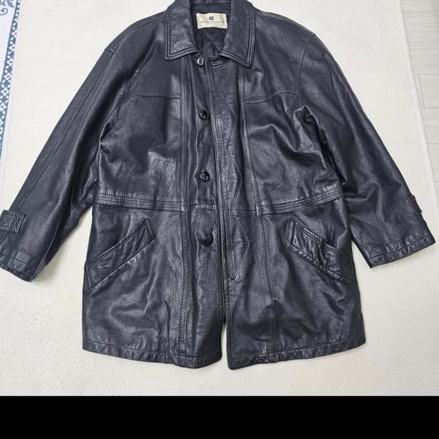 피에르발망 가죽 하프코트