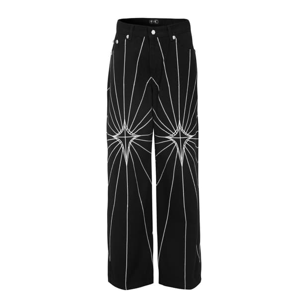 Thug Club Stitch Denim Pants 떠그 스티치 팬츠