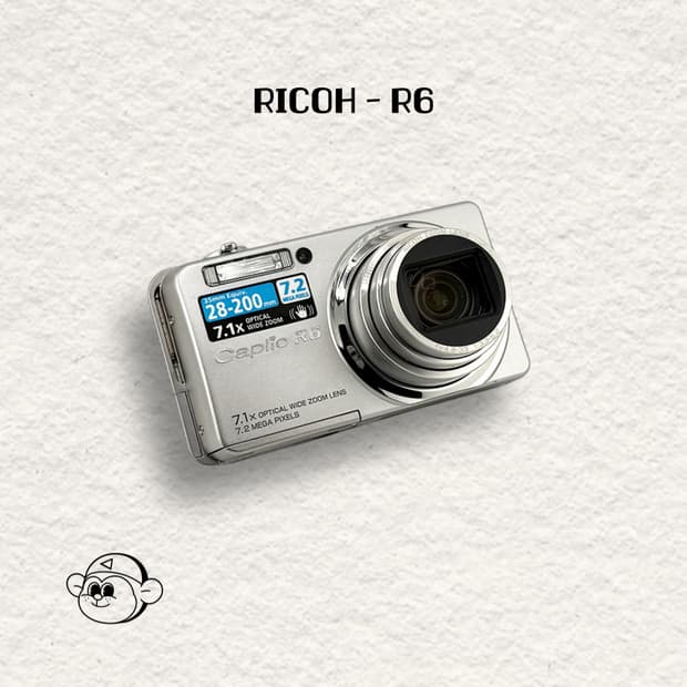 [📸리코감성] RICOH 리코 카프리오 R6 레트로 디지털 카메라