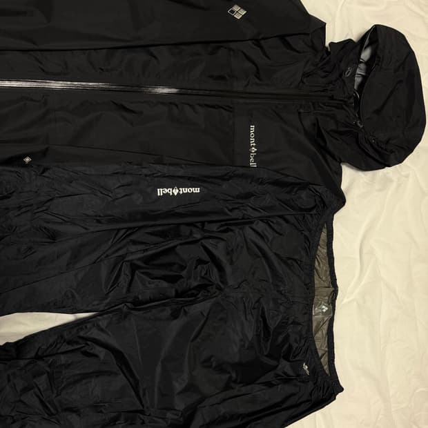 몽벨 고어텍스 스톰크루저 바람막이&팬츠세트