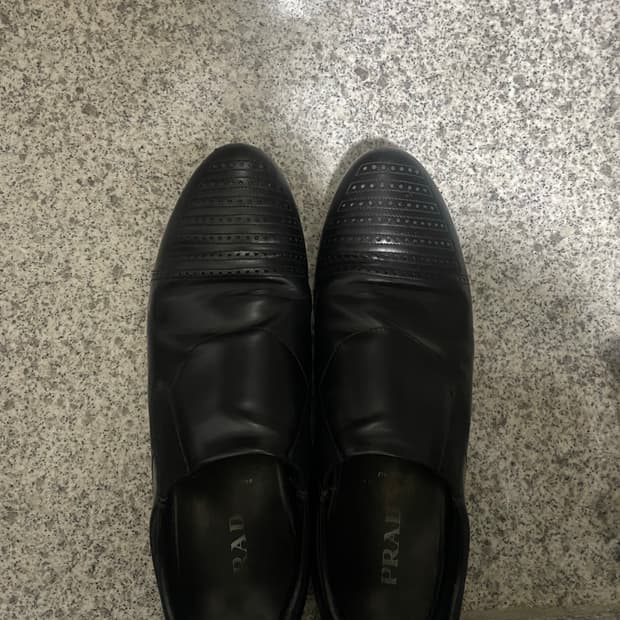PRADA 00s 프라다 스포츠 빈티지 로퍼 275 UK 8.5