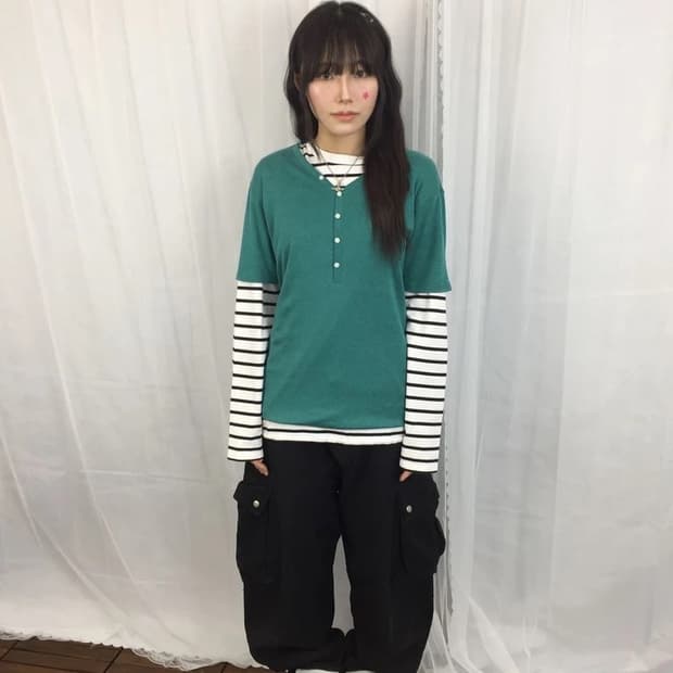 Aquascutum Mint Henley Tee
