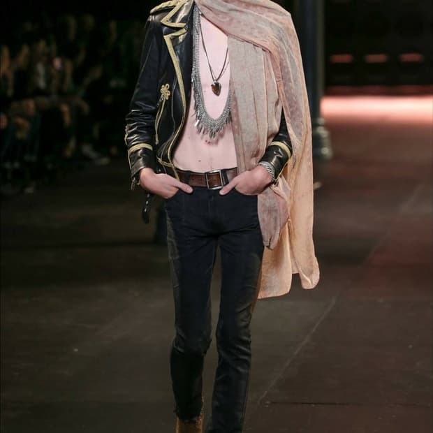 생로랑 15ss 레더자켓