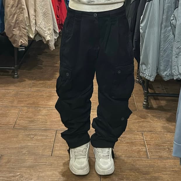 [HI] VTG 카고 팬츠 블랙 