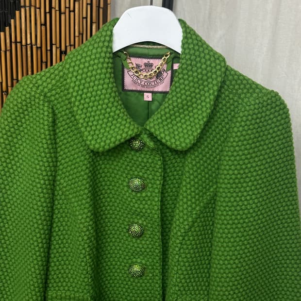 juicy couture green coat