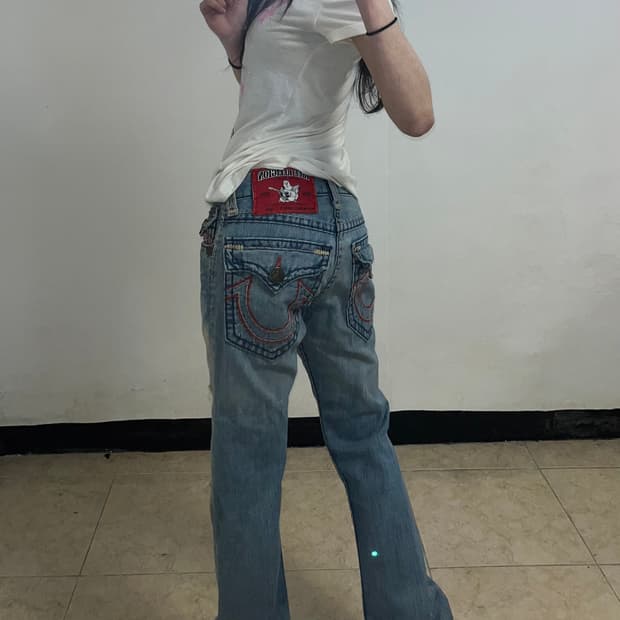 True religion 연청 데님 팬츠