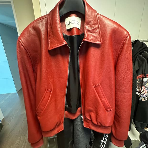 렉토 벤 레더 자켓 XL