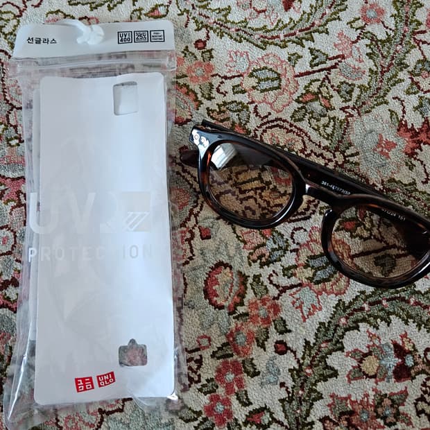 유니클로 웰링턴 레오파드 선글라스