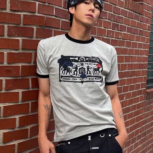 더바이닐하우스 카우보이 픽토그램 링거티 s