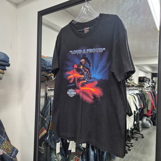 90s Harley Davidson Loud & Proud 반팔티