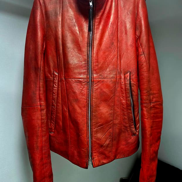 fight club leather jacket 레더 자켓