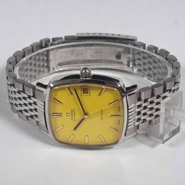 OMEGA 빈티지 오메가 시계 드빌 메탈 정품 오토메틱 34mm 올제치