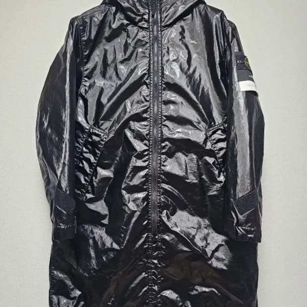 스톤아일랜드 글래스 커버-TC 후드 파카