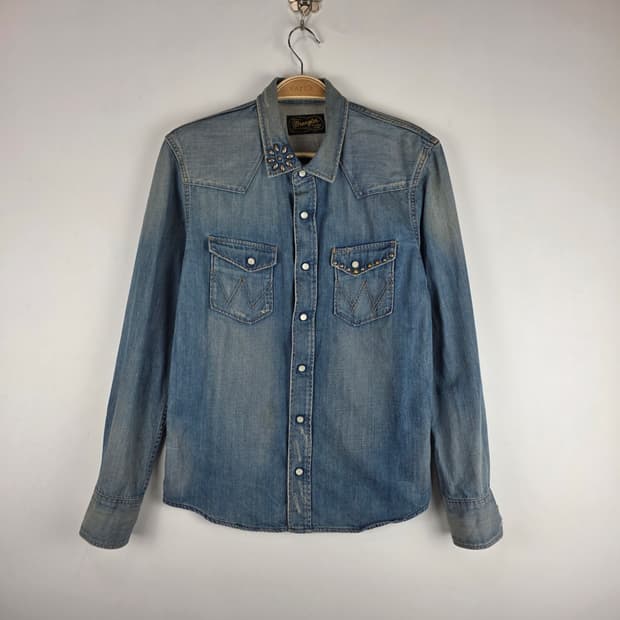 Wrangler 랭글러 웨스턴 데님남방