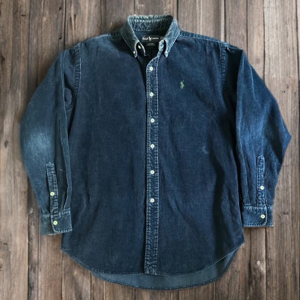90s 폴로랄프로렌 코듀로이 버튼다운 셔츠
