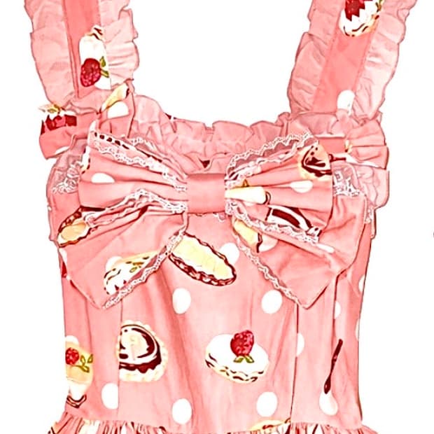 BODYLINE 바디라인 디저트 패턴 점스카 jsk 로리타 히메갸루