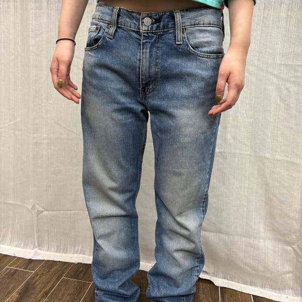 Levis 502 빈티지 워싱 데님 팬츠 Levis 502