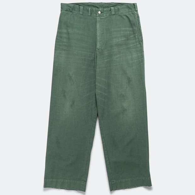 (4) A.presse vintage twill work pants