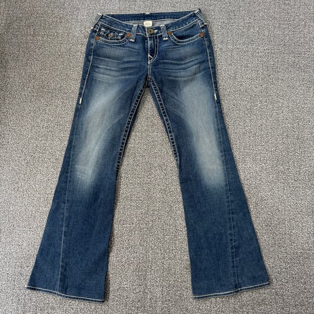 트루릴리전 화이트 스티치 부츠컷 31