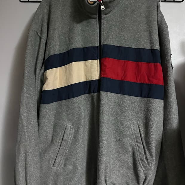 00‘s 타미진스 빅로고 플리스 자켓