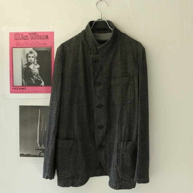 꼼데 가르송 듀스 스탠딩 칼라 블레이저