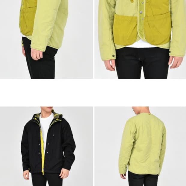 스톤아일랜드 쉐도우프로젝트 다이애그널 패딩자켓