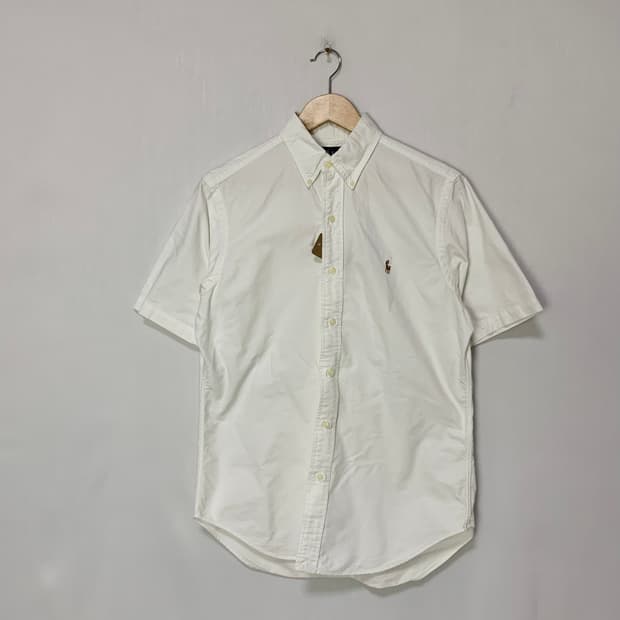 폴로랄프로렌 클래식 핏 반팔 셔츠 아이보리 남성 S 남녀공용