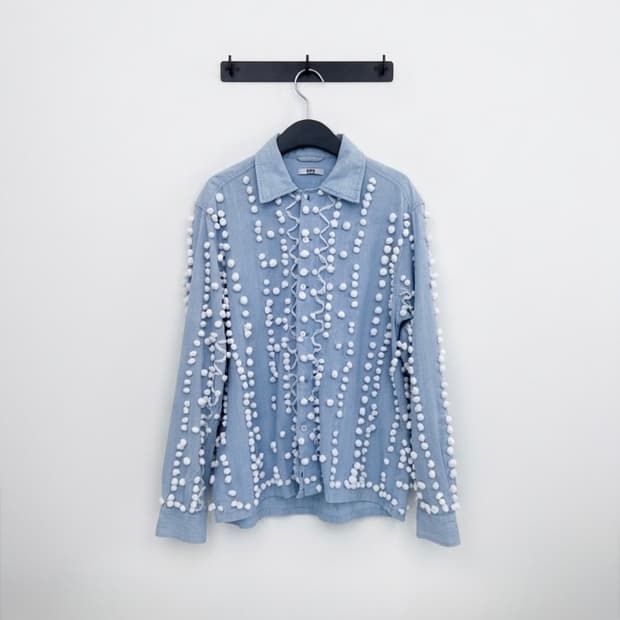 Bode 보디 Popcorn Chenille LS Shirt 팝콘셔츠