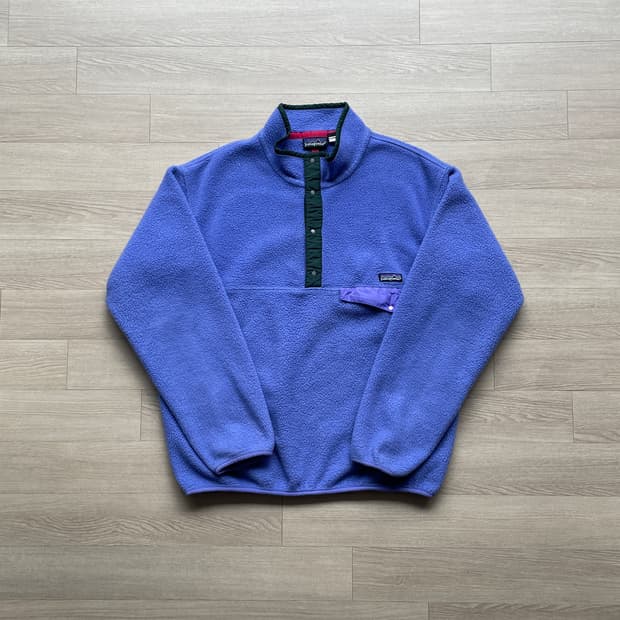 90s 파타고니아 신칠라 퍼플 그린 rare patagonia