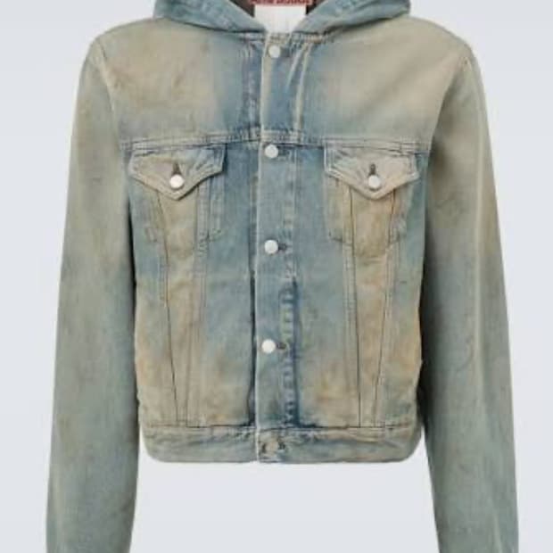 Acne studios- hooded denim jacket