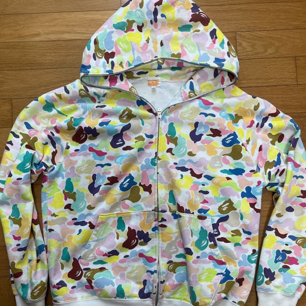 베이프 OG 캔디 카모 풀 후드집업