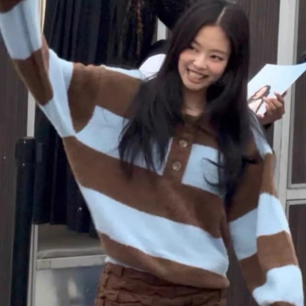 [새상품] 라티젠 럭비 볼드 니트 브라운