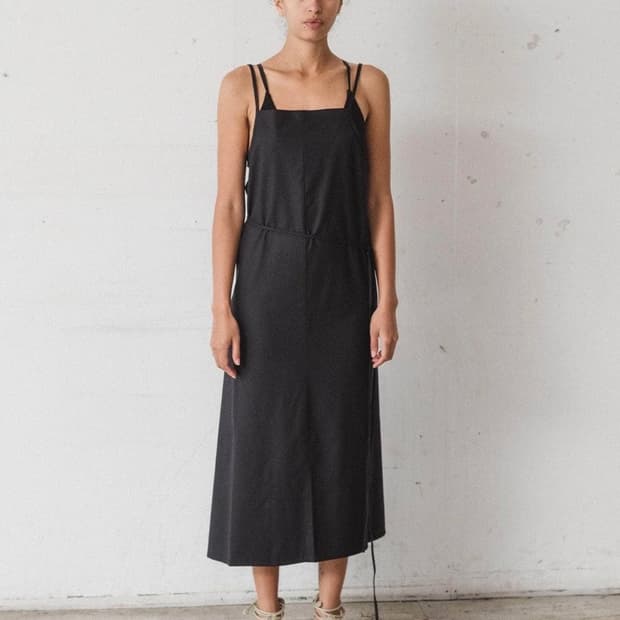 베이스레인지 yumi apron 에이프런 원피스