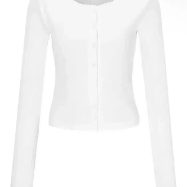 [새상품] 벨리아르 x 워니하우스 블룸 가디건 화이트