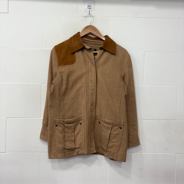 폴로랄프로렌 헤링본 울 블레이저