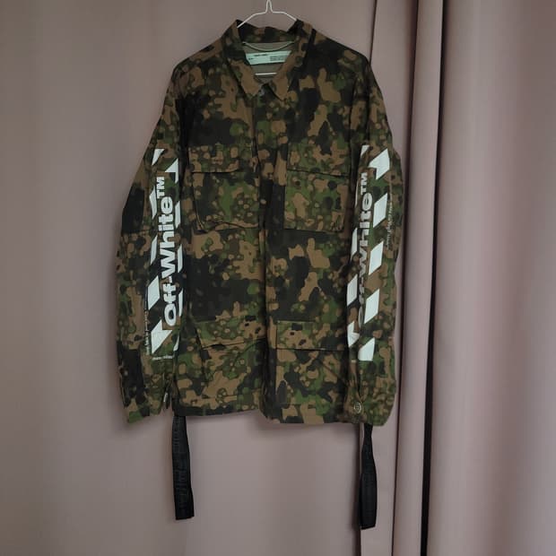 오프화이트 ape 카모 자켓 XXL