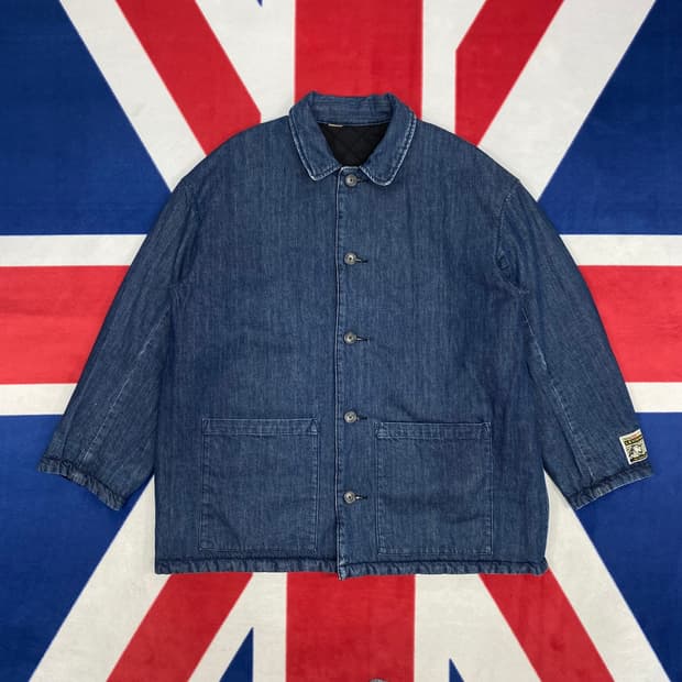 리바이스 리버시블 데님 코트 S 실측 L -XL 