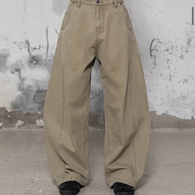 비긴202 루보 트위스트 팬츠 [토프 베이지]