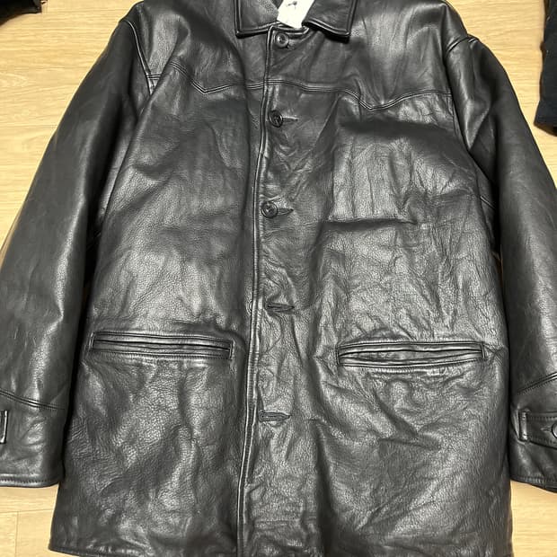 언유즈드 unused 레더 카코트 판매합니다.