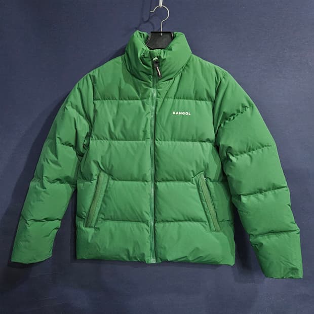 캉골 그린 남성 95 덕다운 패딩 