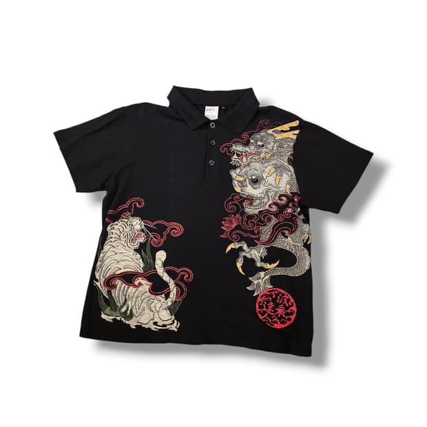 오리엔탈 세미크롭 반팔 카라티 (F606)