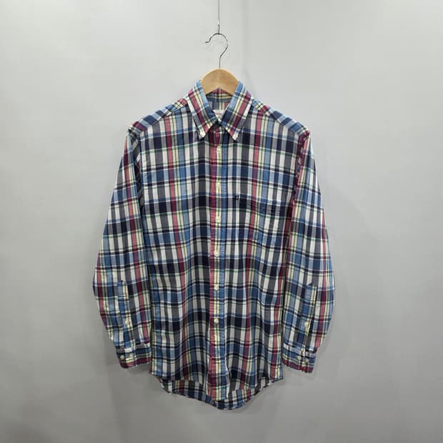 브룩스브라더스 버튼다운 체크셔츠 XS