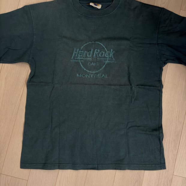 하드락 카페 몬트리올 자수 티셔츠
