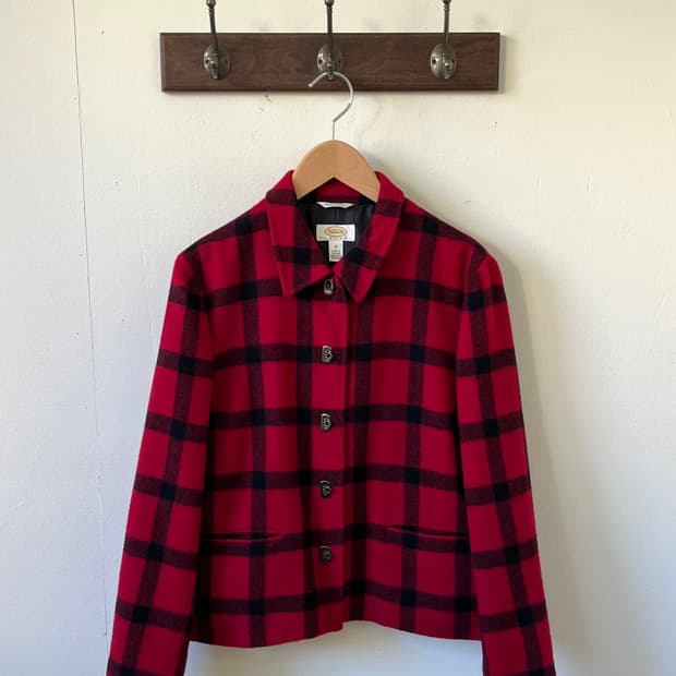 Talbots 버클 울 자켓