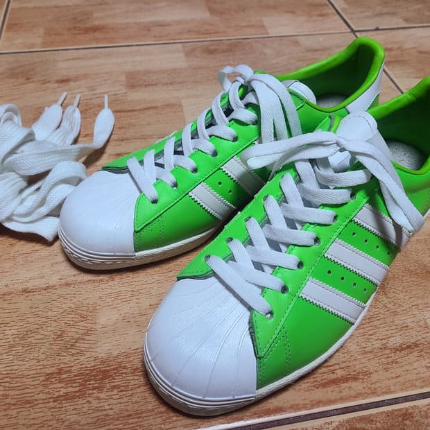 아디다스 슈퍼스타 니고 연두 265