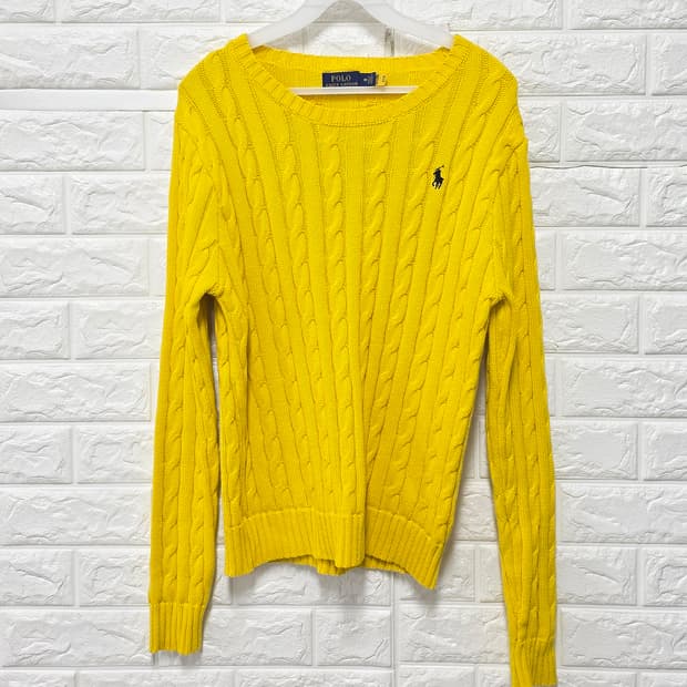 택포_ 폴로 랄프로렌 케이블 니트 M