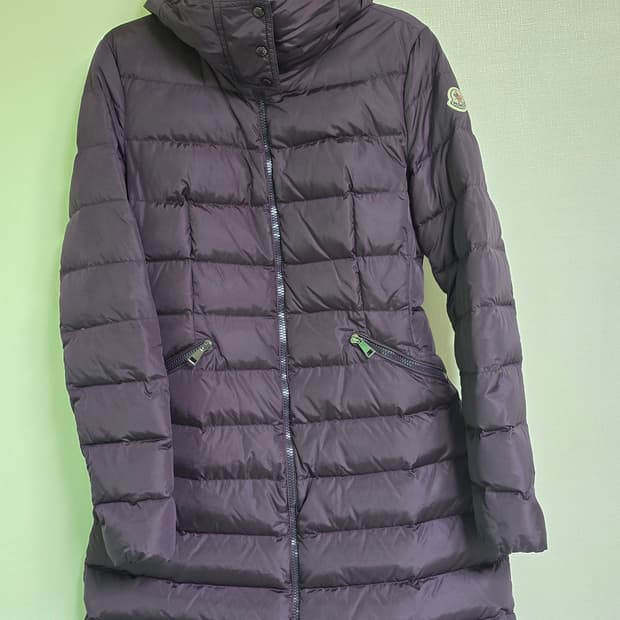 몽클레어 플라메뜨 버건디 롱패딩 1사이즈